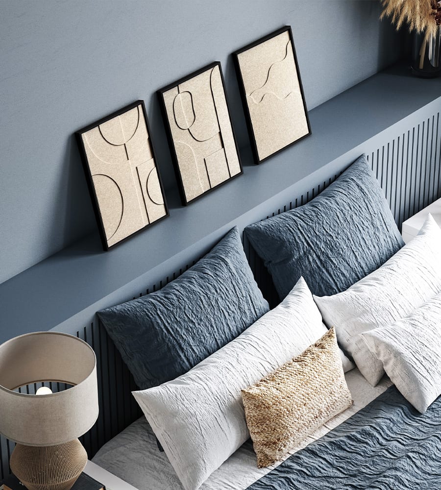 Felt Art beautiful bedroom decoration